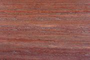 Red travertine stone